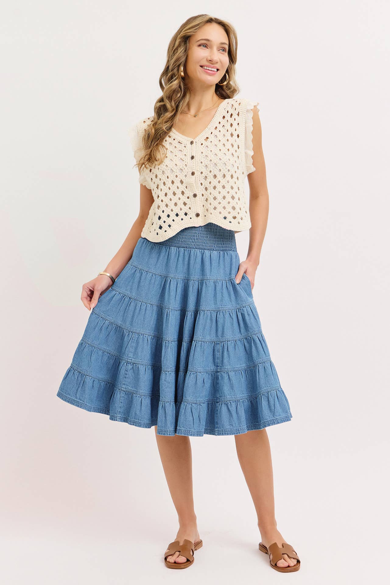CROCHET KNIT TOP