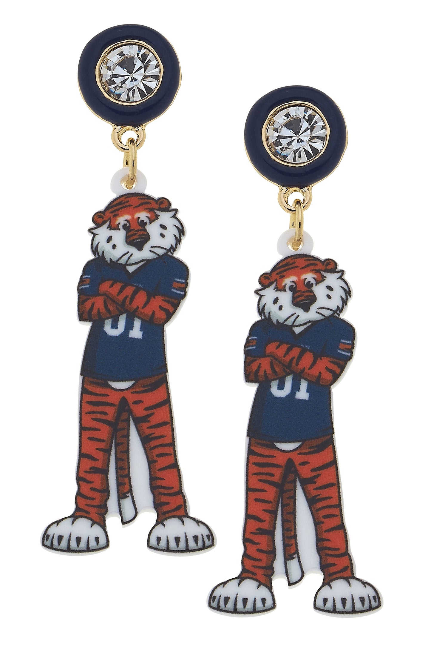 Aubie Mascot Earrings