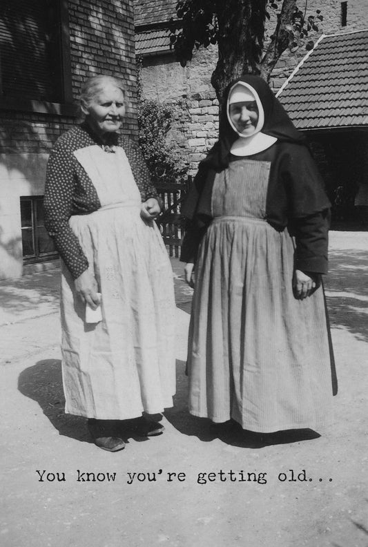 Getting Old Greeting Card