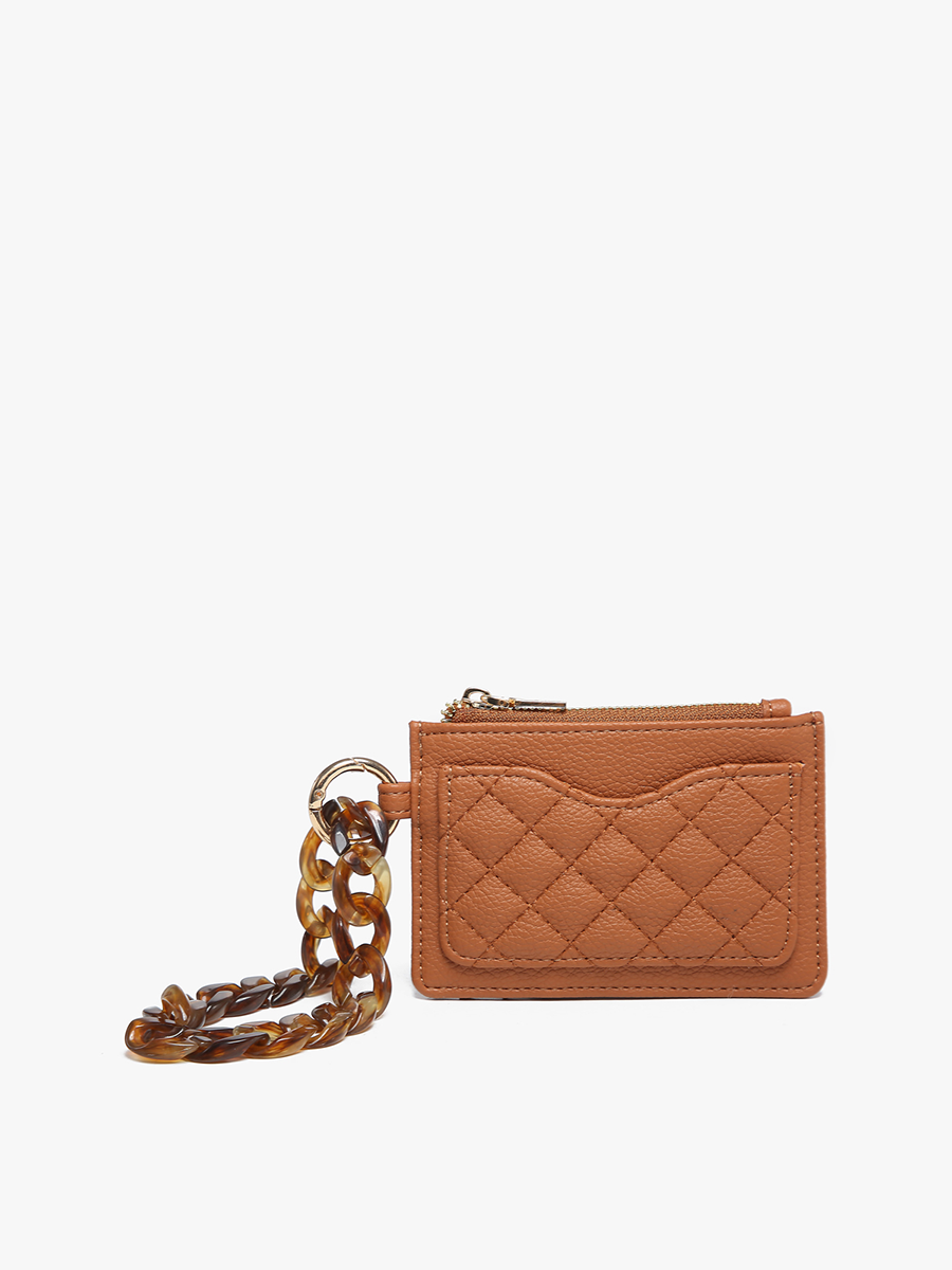 Quilted Wallet w/ Chain Bangle