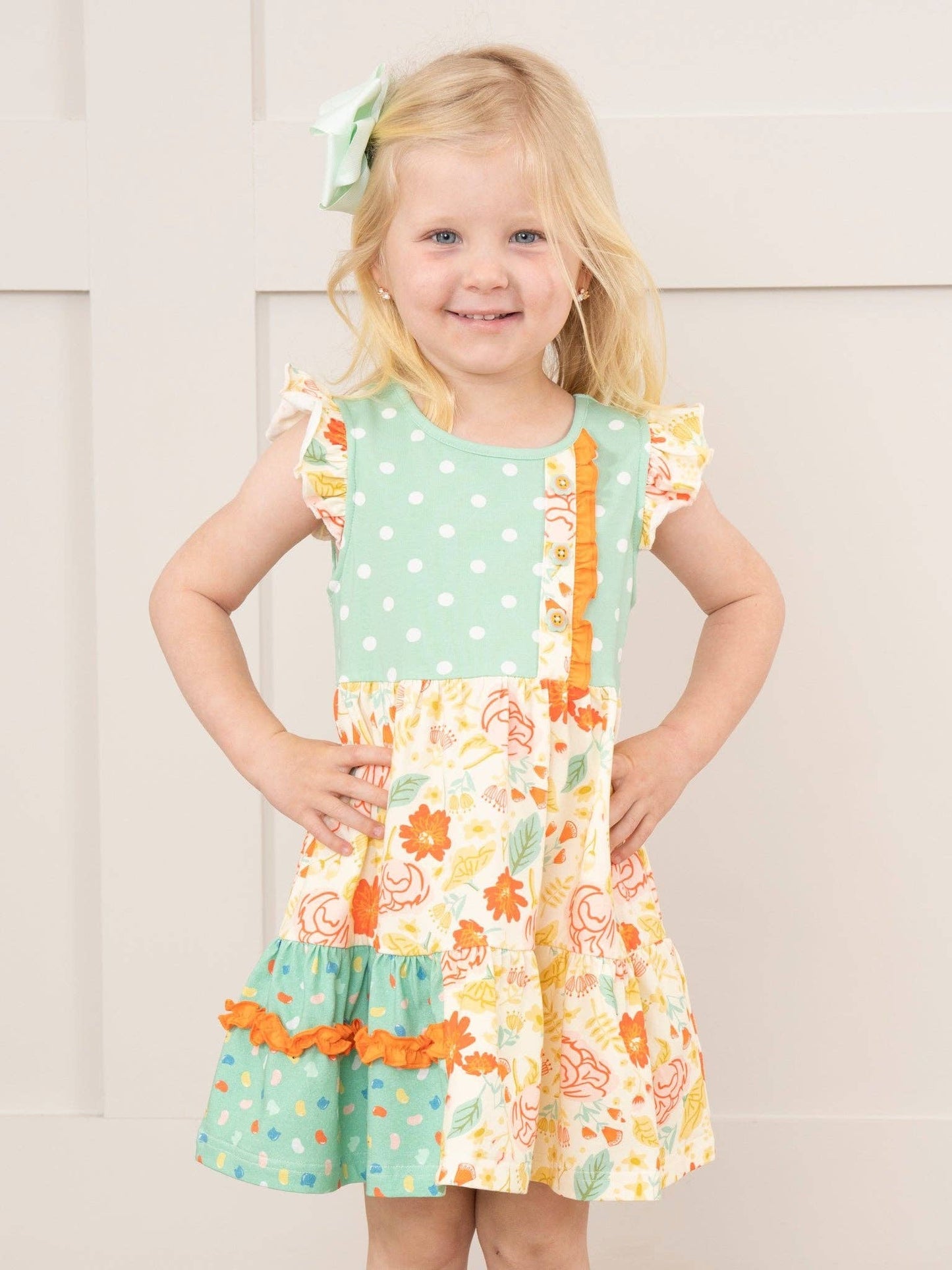 Lottie Dots Prairie Ruffle Dress