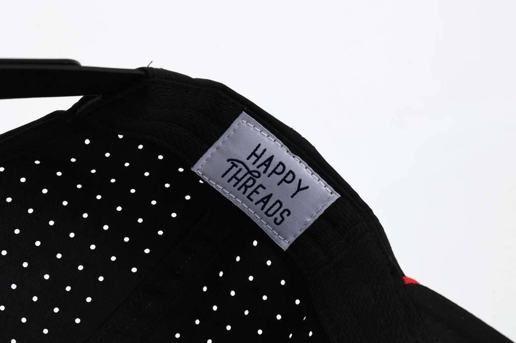 Black Arch Hat with Rope