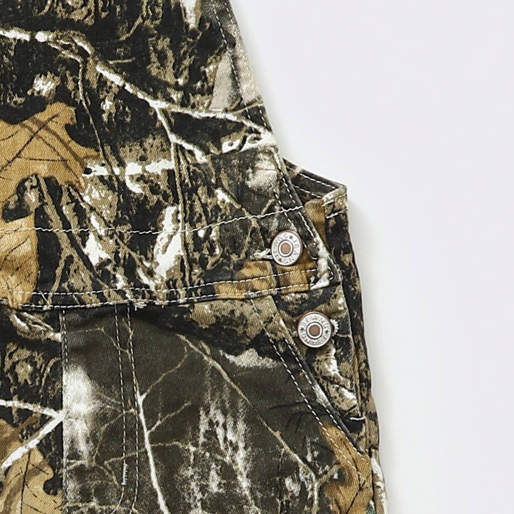 Kids Camo Denim Overalls