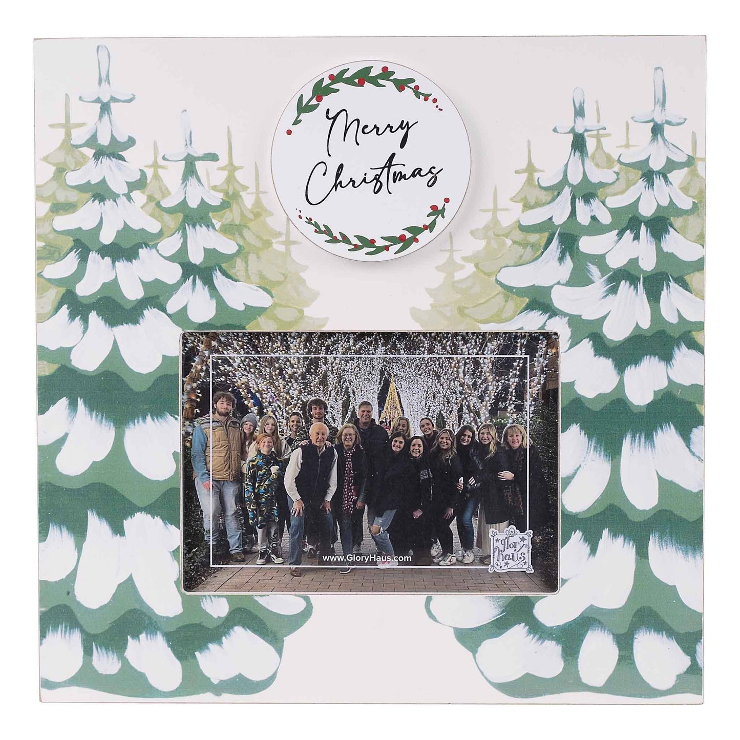 Merry Christmas Tree Frame 