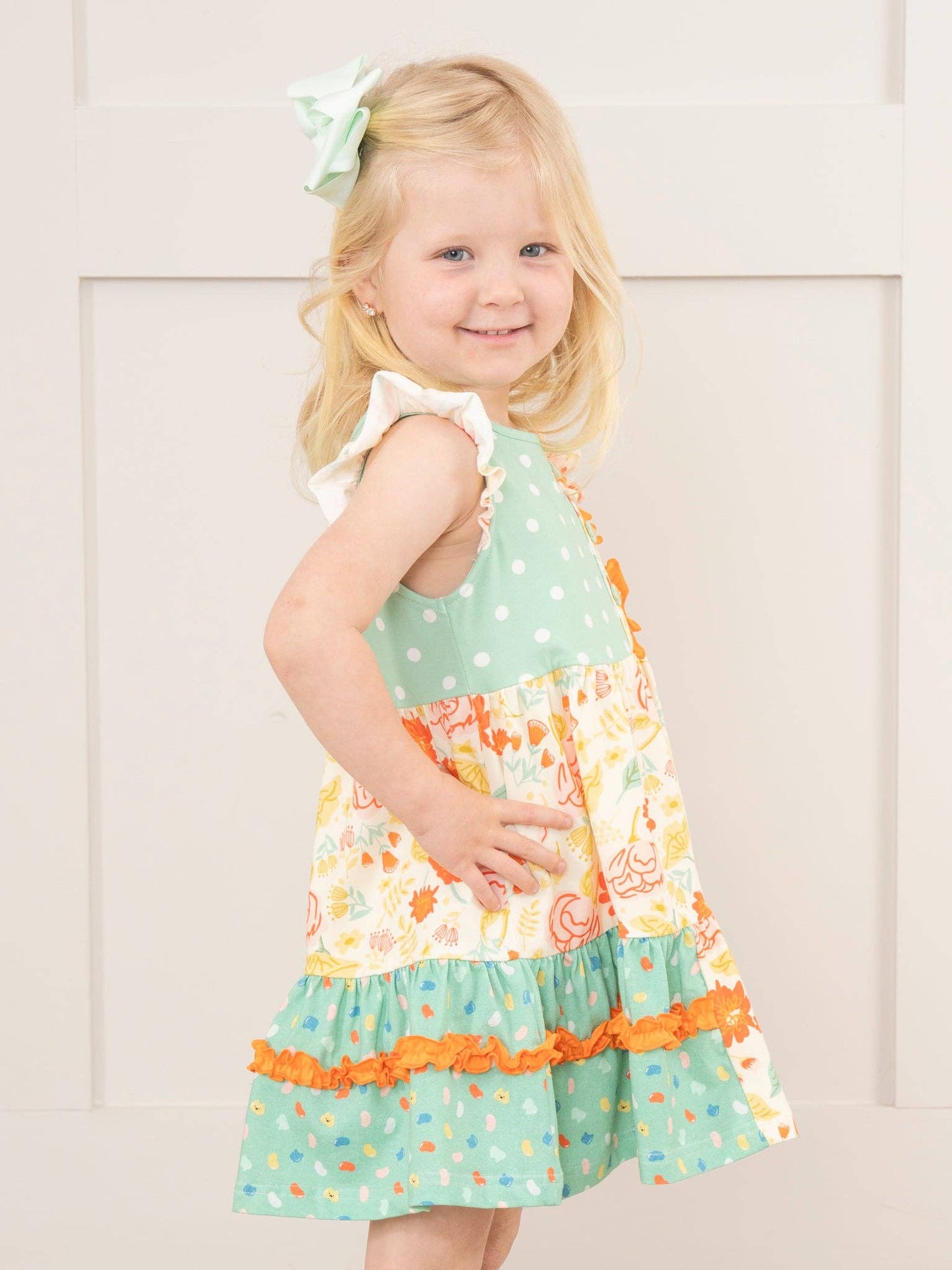 Lottie Dots Prairie Ruffle Dress