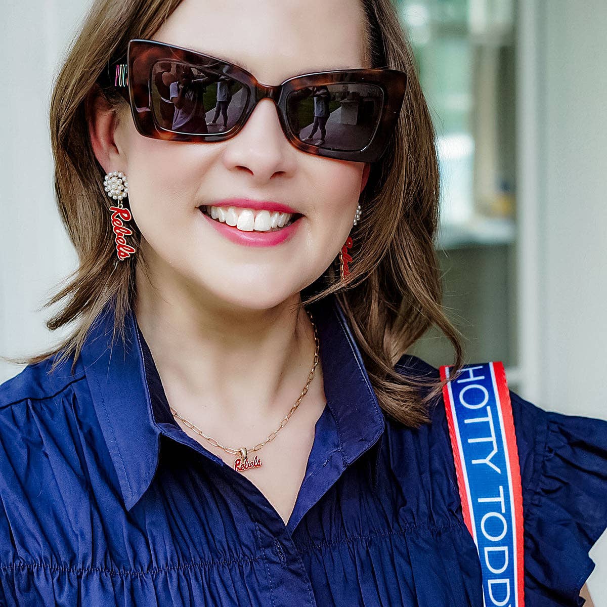 Ole Miss Drop Earrings