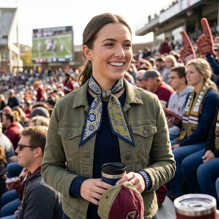 Skinny Scarf – Ga Southern Eagles