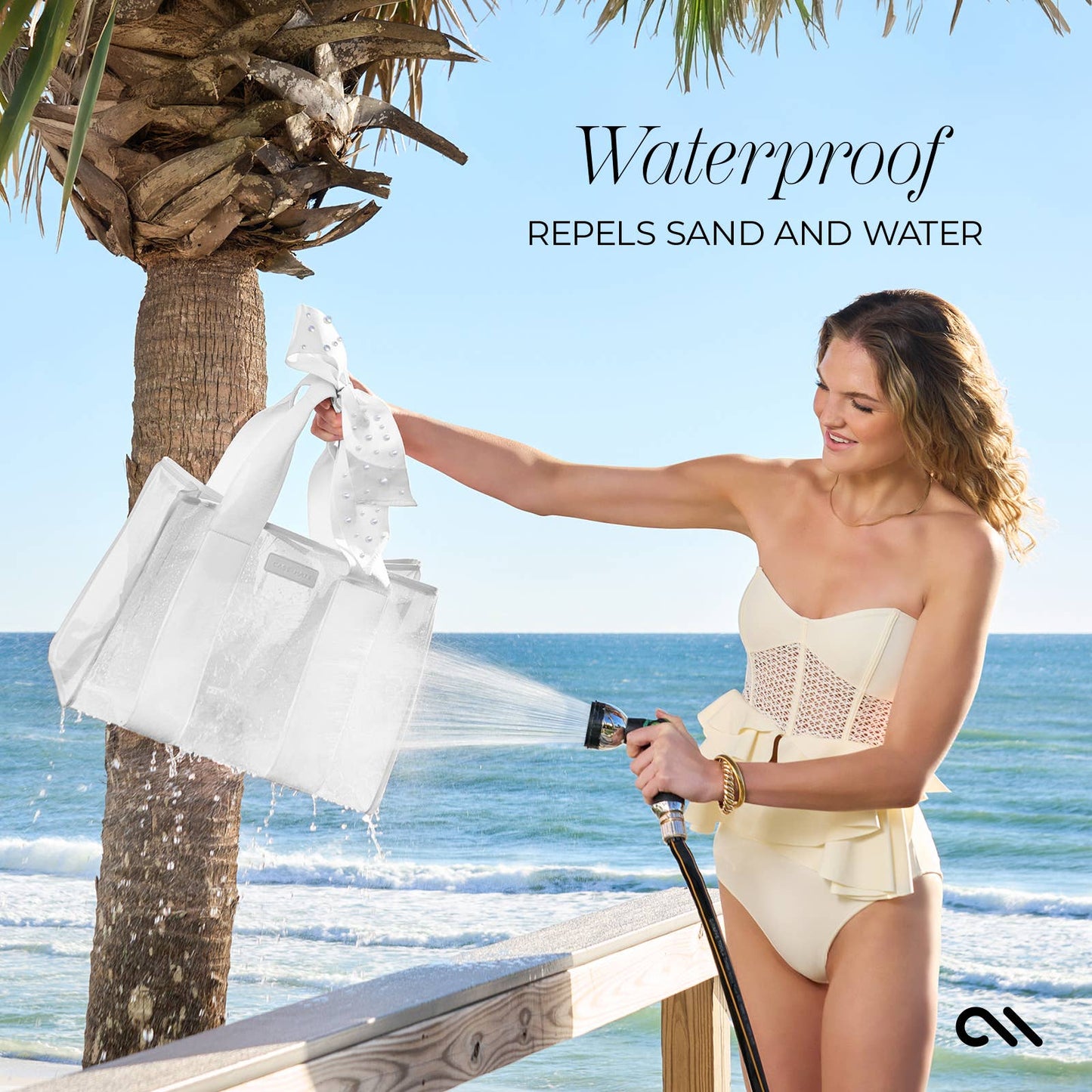 Ivory Pearl Jelly Tote Bag