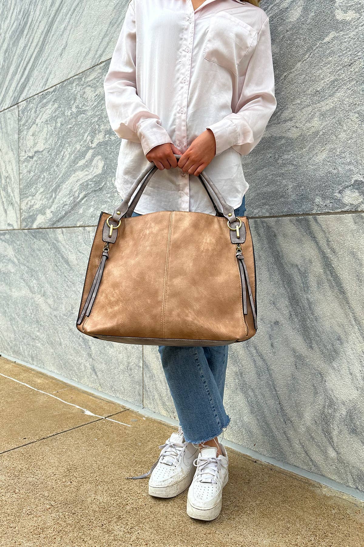 Connar Distressed Tote Bag