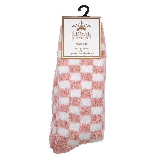 Snuggle Socks   Pink/White   One Size