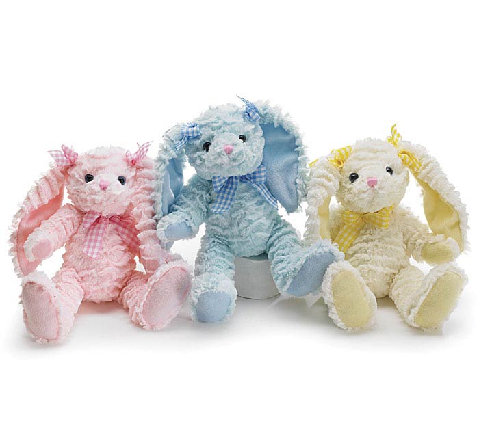 Plush Bunny w/Bows