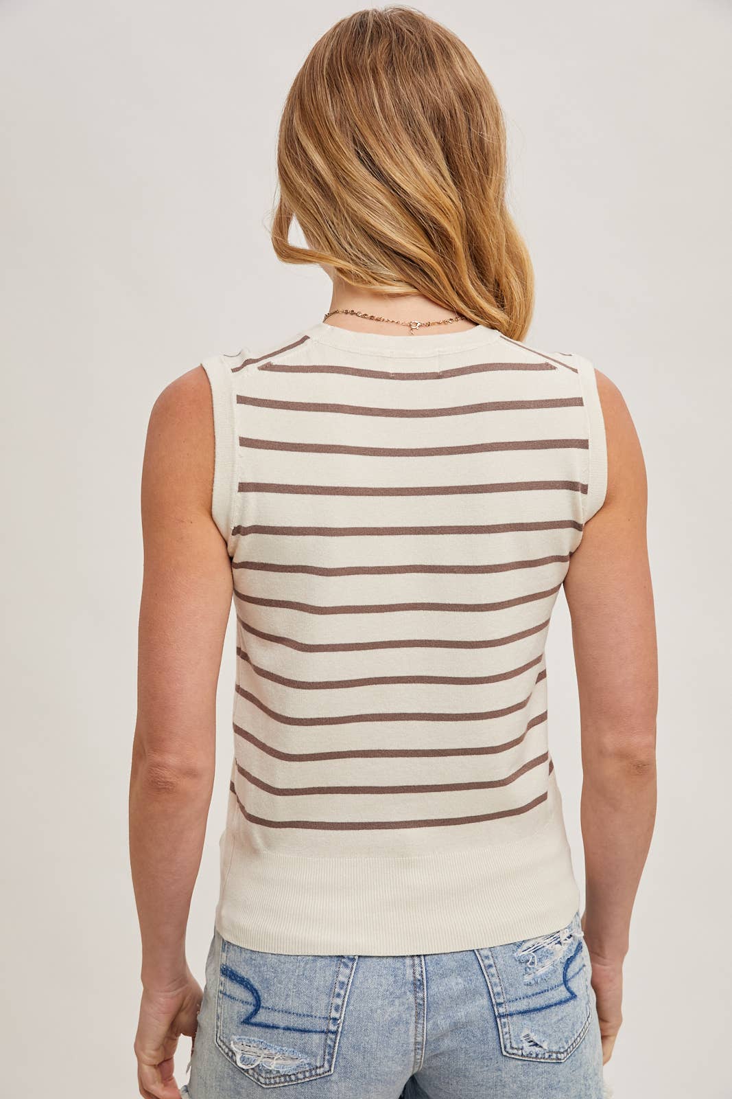 COCO STRIPED KNIT TOP