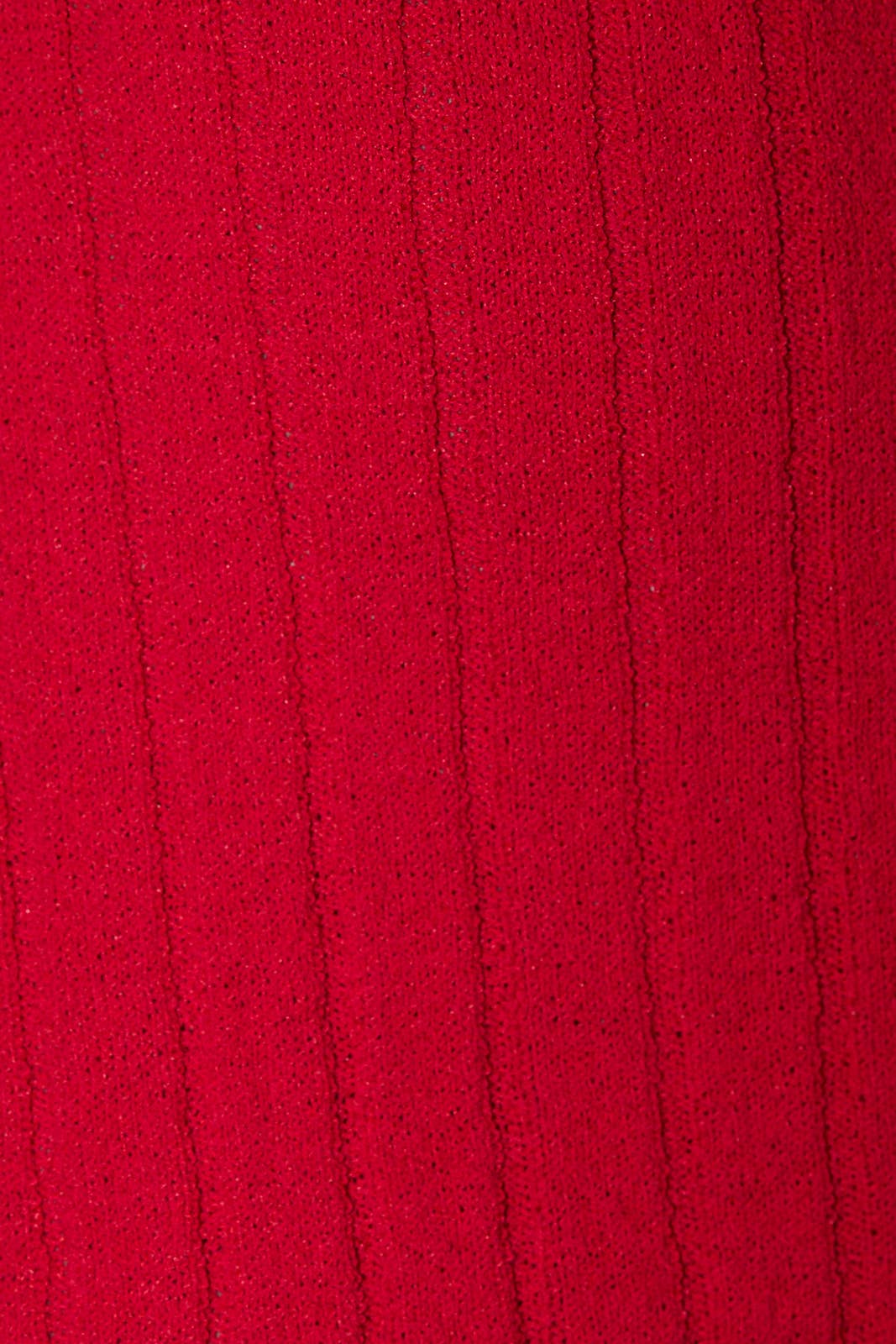 SLEEVELESS KNIT MINI DRESS