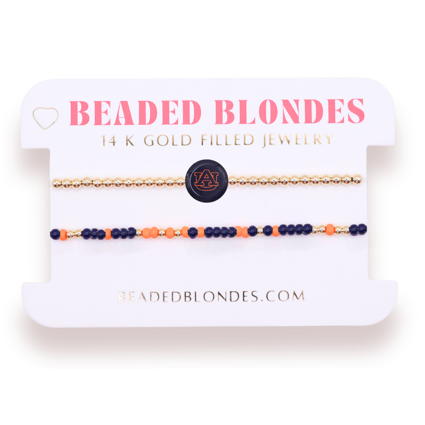 Auburn Flip + Sprinkle Bracelet 2Stack