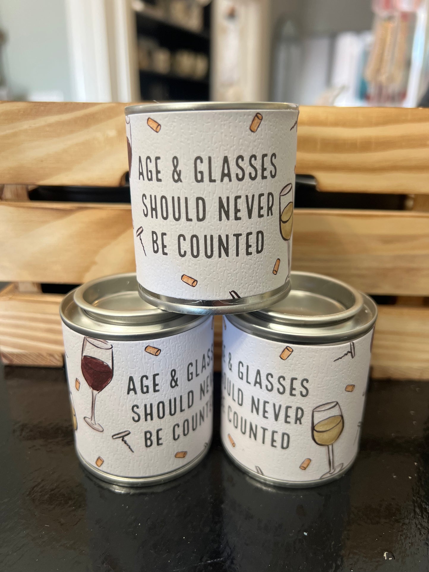Birthday Tin Candle