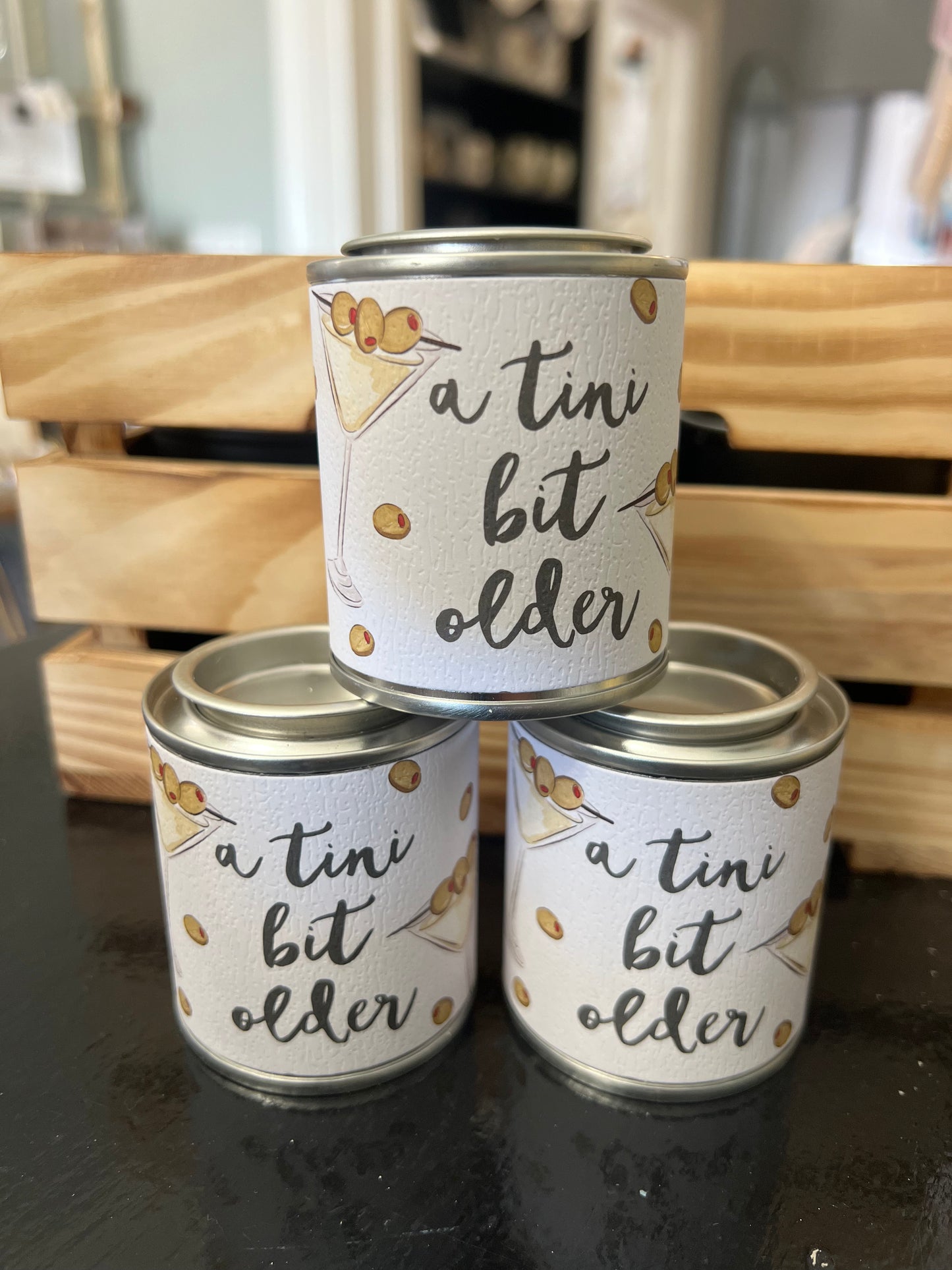 Birthday Tin Candle