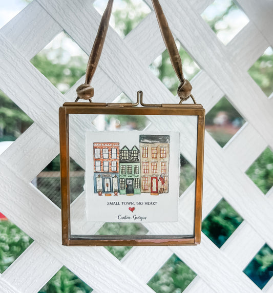 Canton Brass Framed Ornament