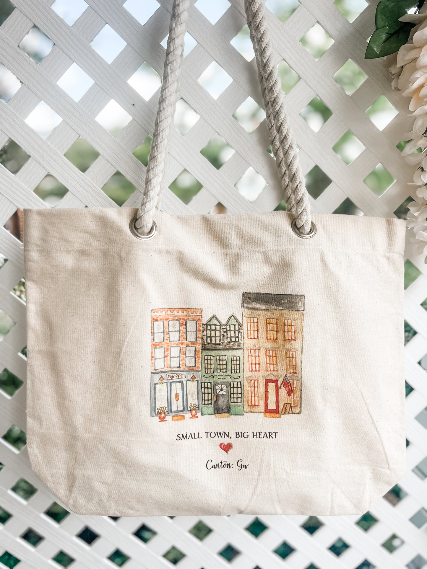 Canton, Ga Tote bag