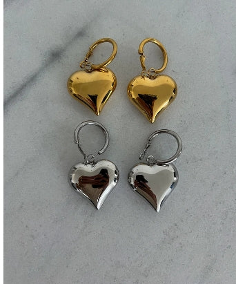 Bubble Heart Earrings