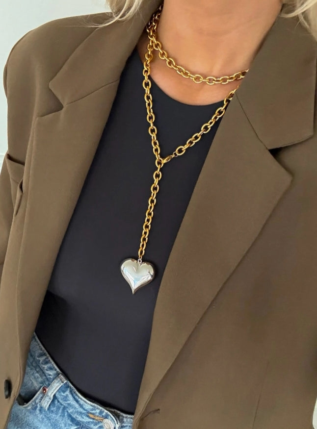 Wrap Around Heart Necklace