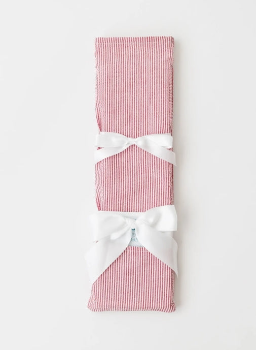 Keepsake Knife- Red Seersucker