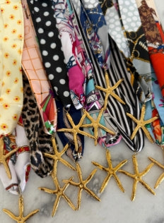 Starfish Scarf Necklace