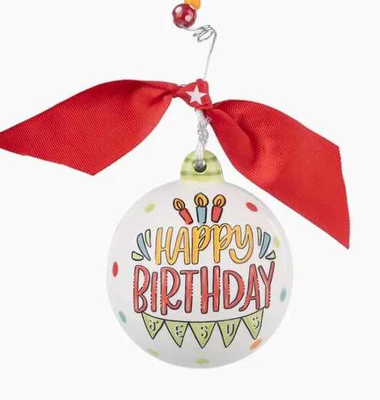 Jesus Birthday Ornament