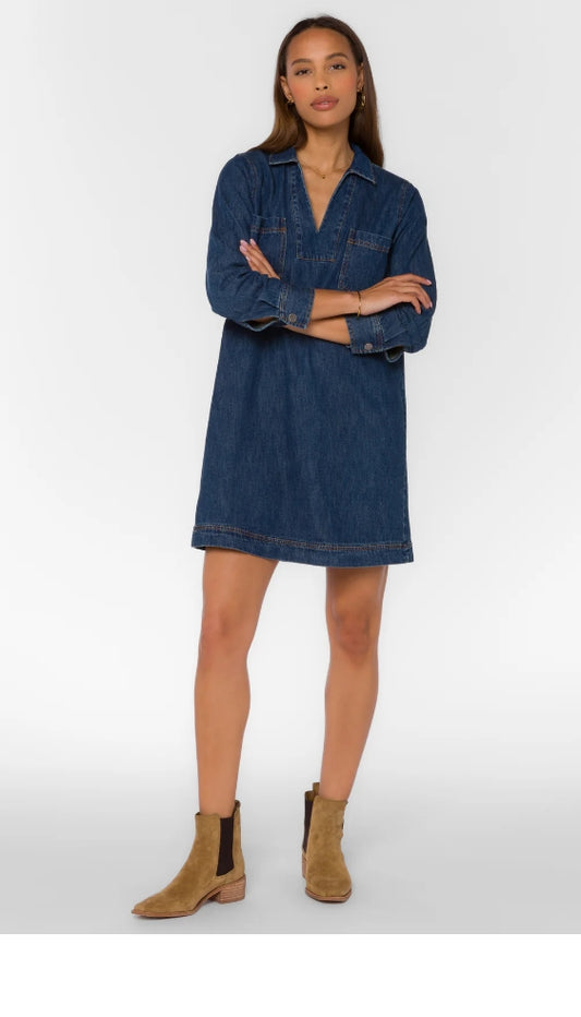 Jean Shift dress