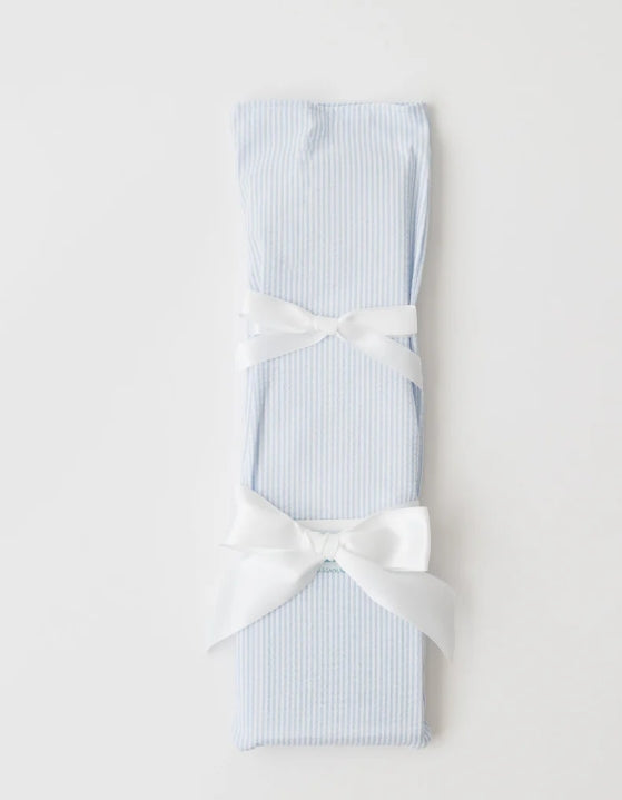Keepsake Knife- Blue Seersucker