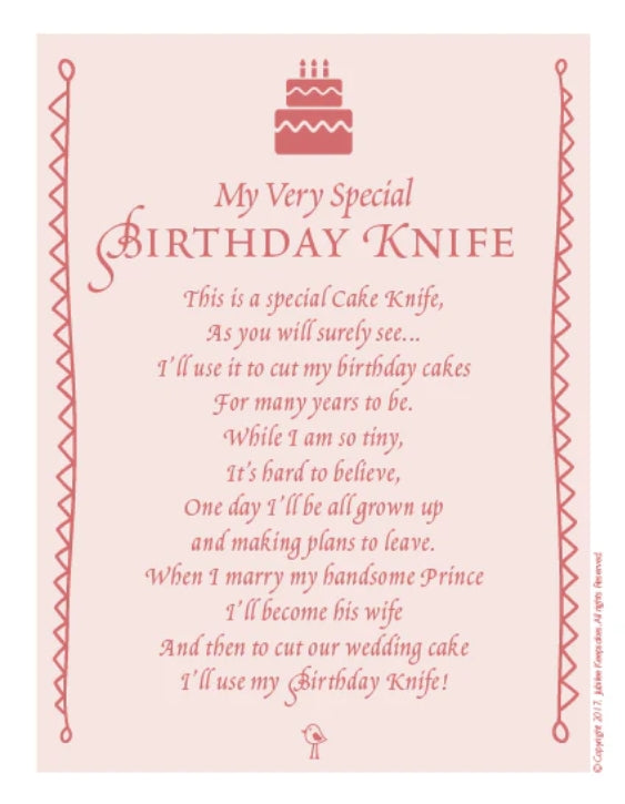 Keepsake Knife- Pink Gingham