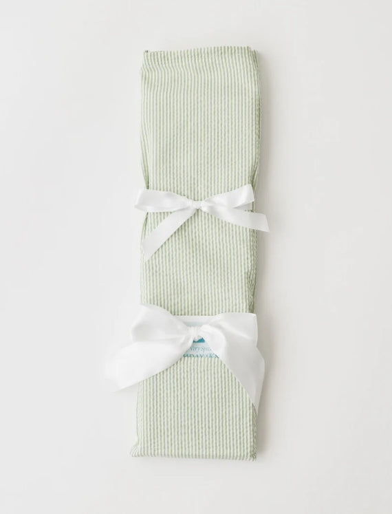 Keepsake Knife- Green Seersucker