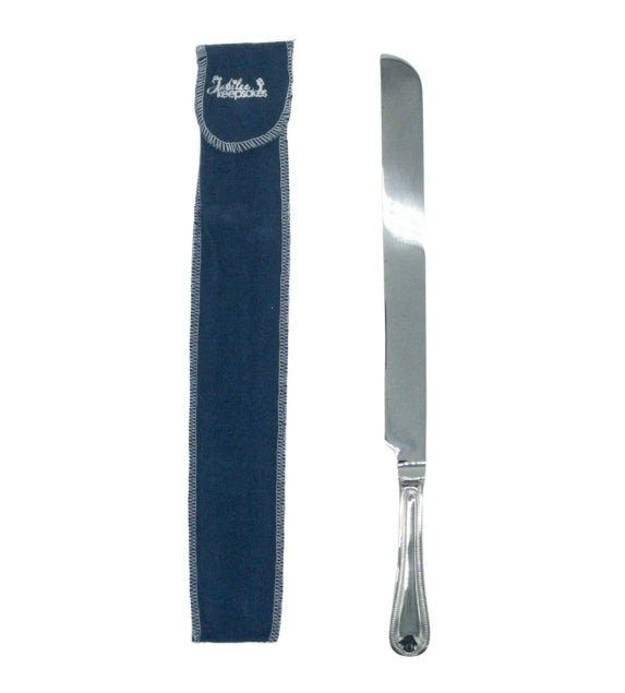 Wedding Knife- White Rosettes