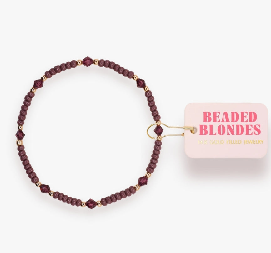 Plum Eleanor Bracelet