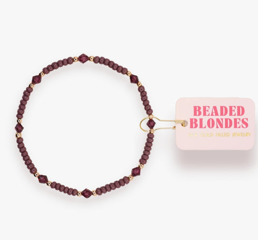 Plum Eleanor Bracelet