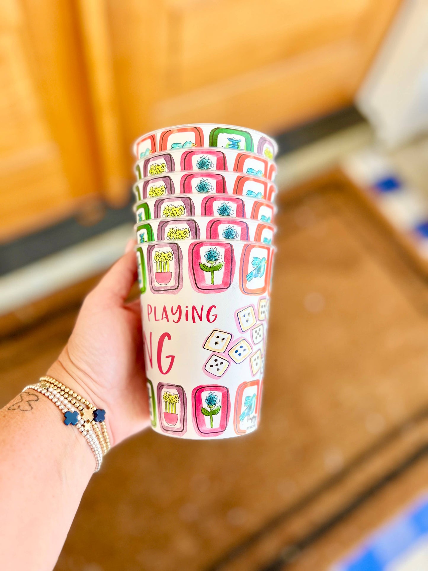 Mahjong Cups Set