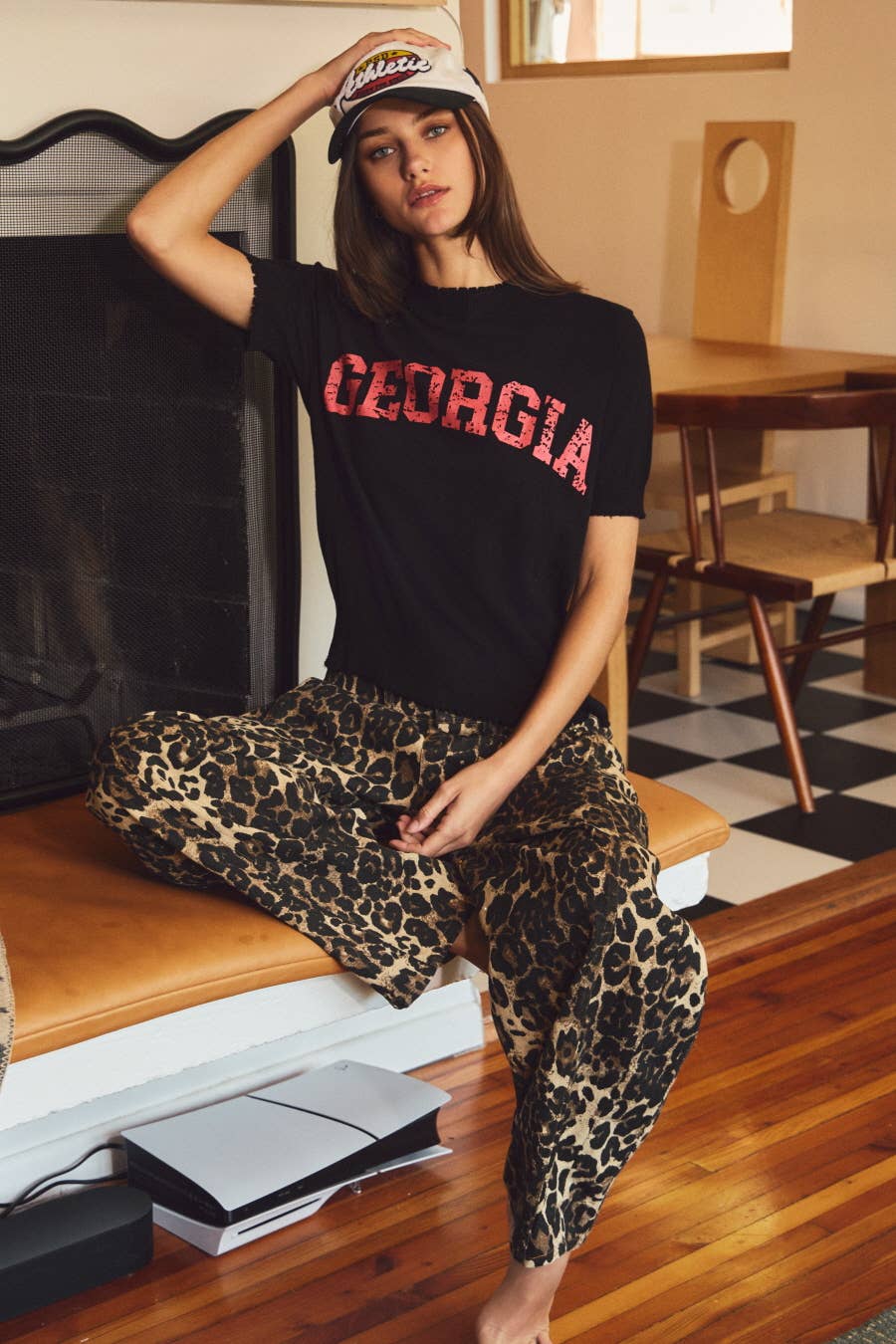 Short-sleeve Georgia Knit Top