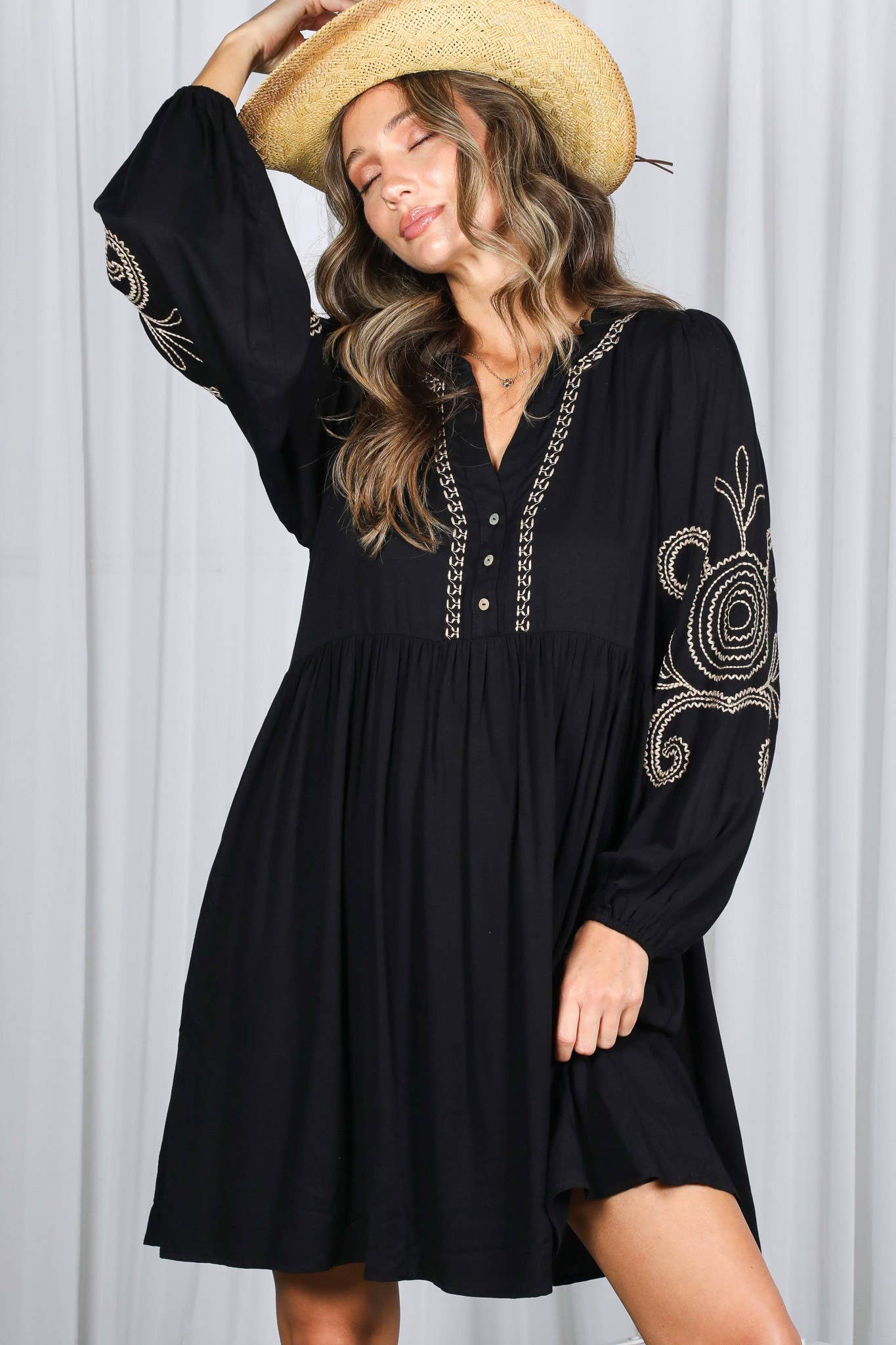 Paisley Baby Doll Dress