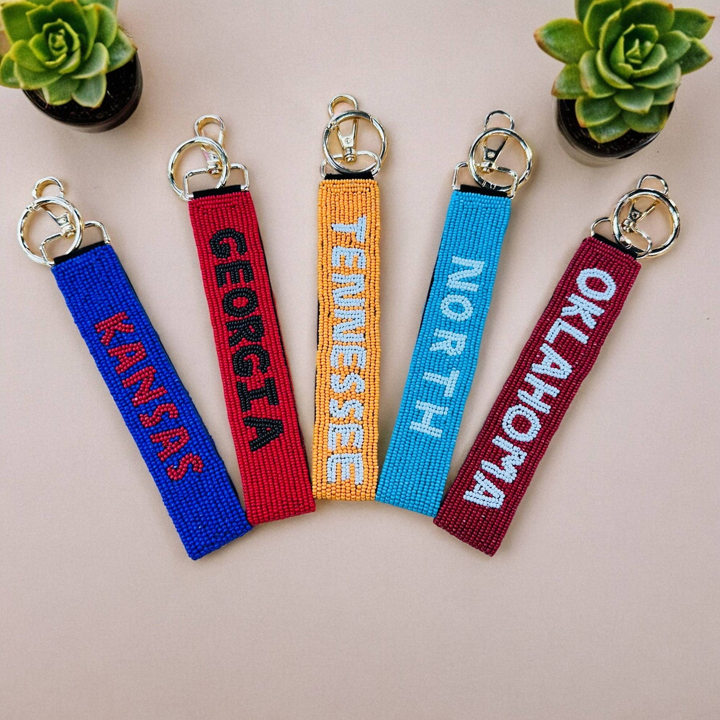 Game Day Beaded Wristlets