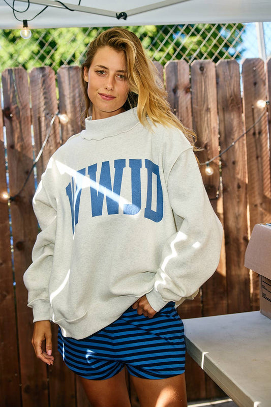 WWJD & AMEN Rvrsble Mock Neck