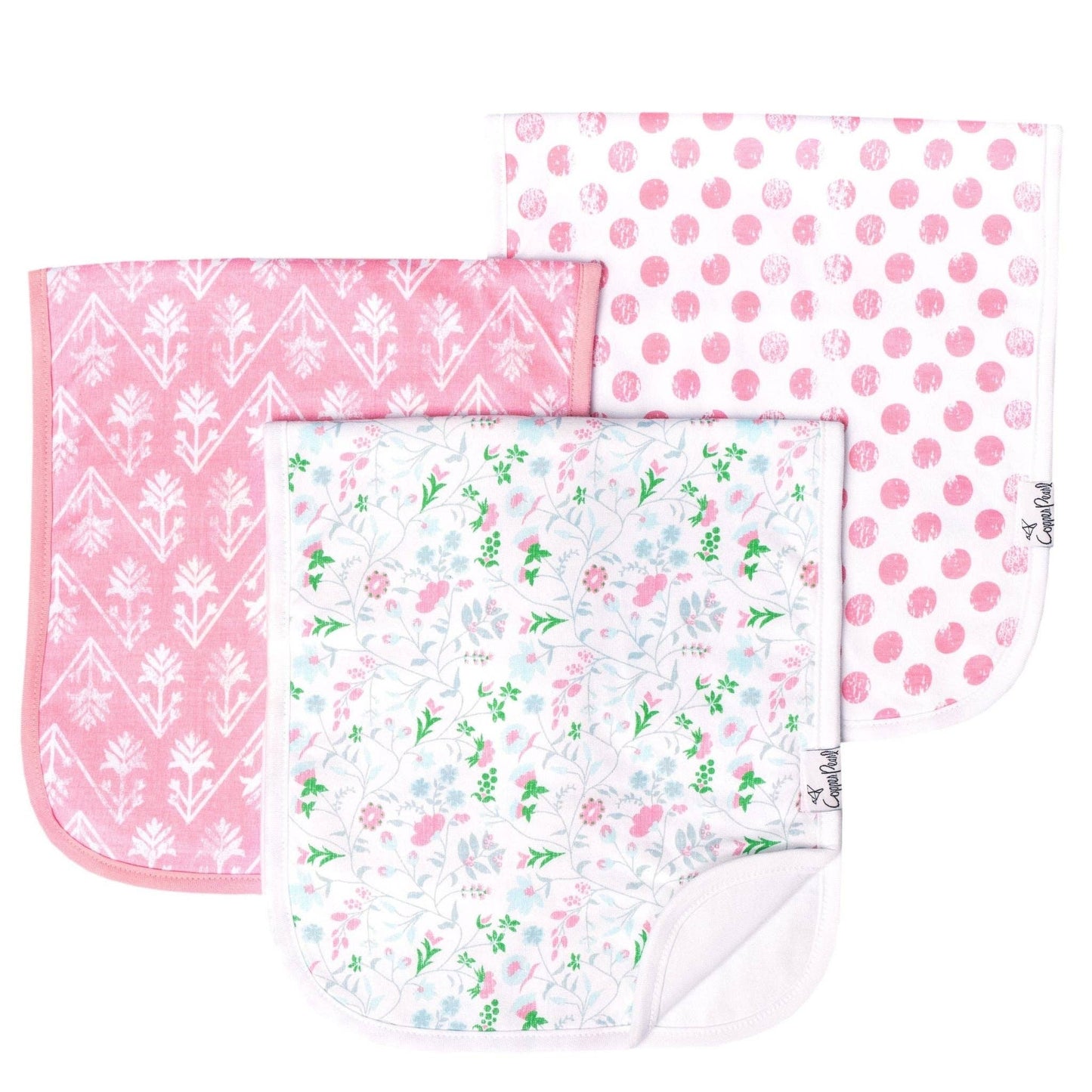 3 Burp Cloths -