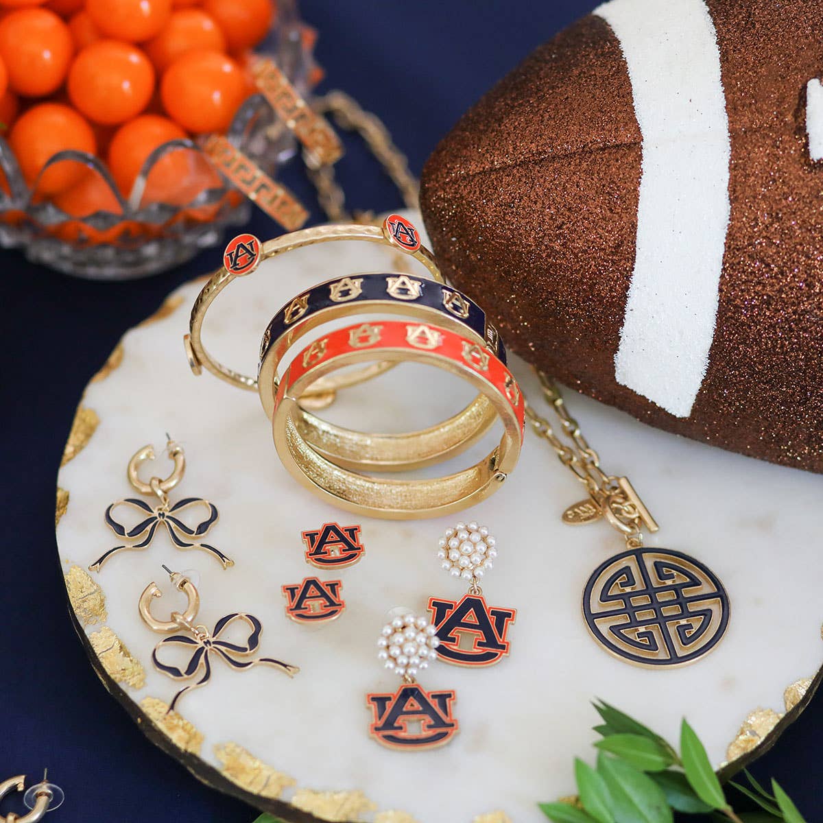 Auburn Stud Earrings