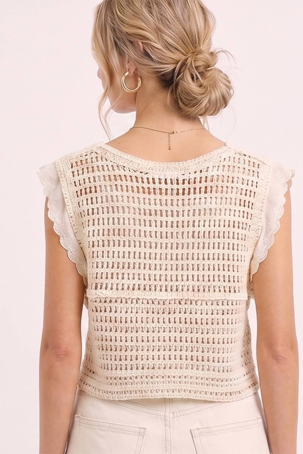 CROCHET KNIT TOP