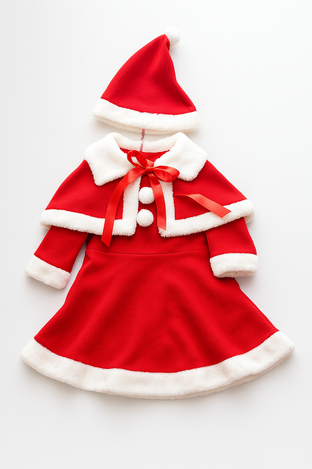 3pcs Mrs. Claus Outfit