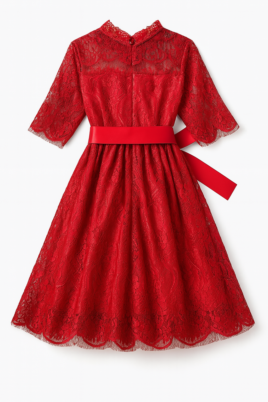 Red Lace Dress
