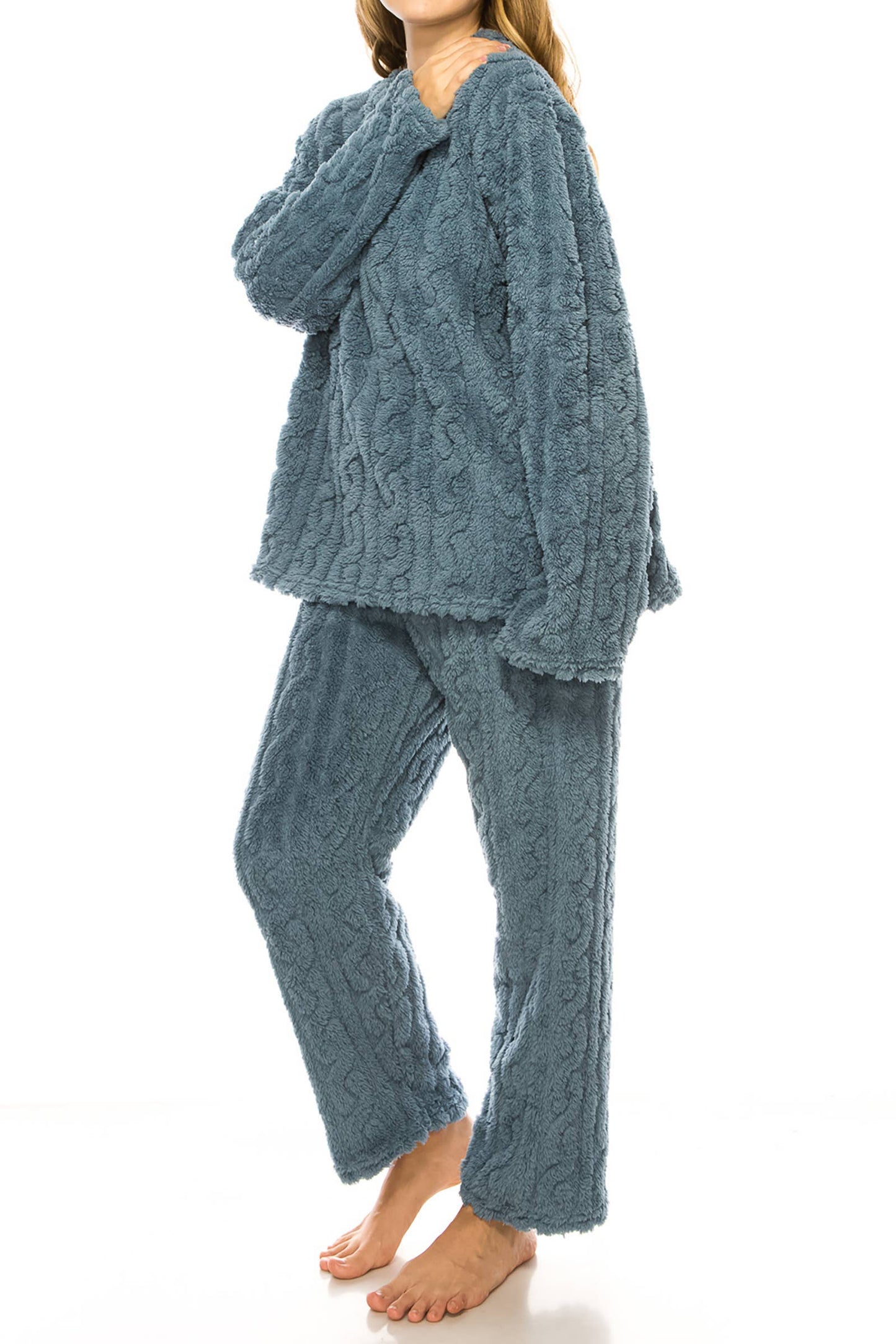 Cable Fleece PJ Set