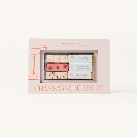 Champagne Bellini Mixer Trio