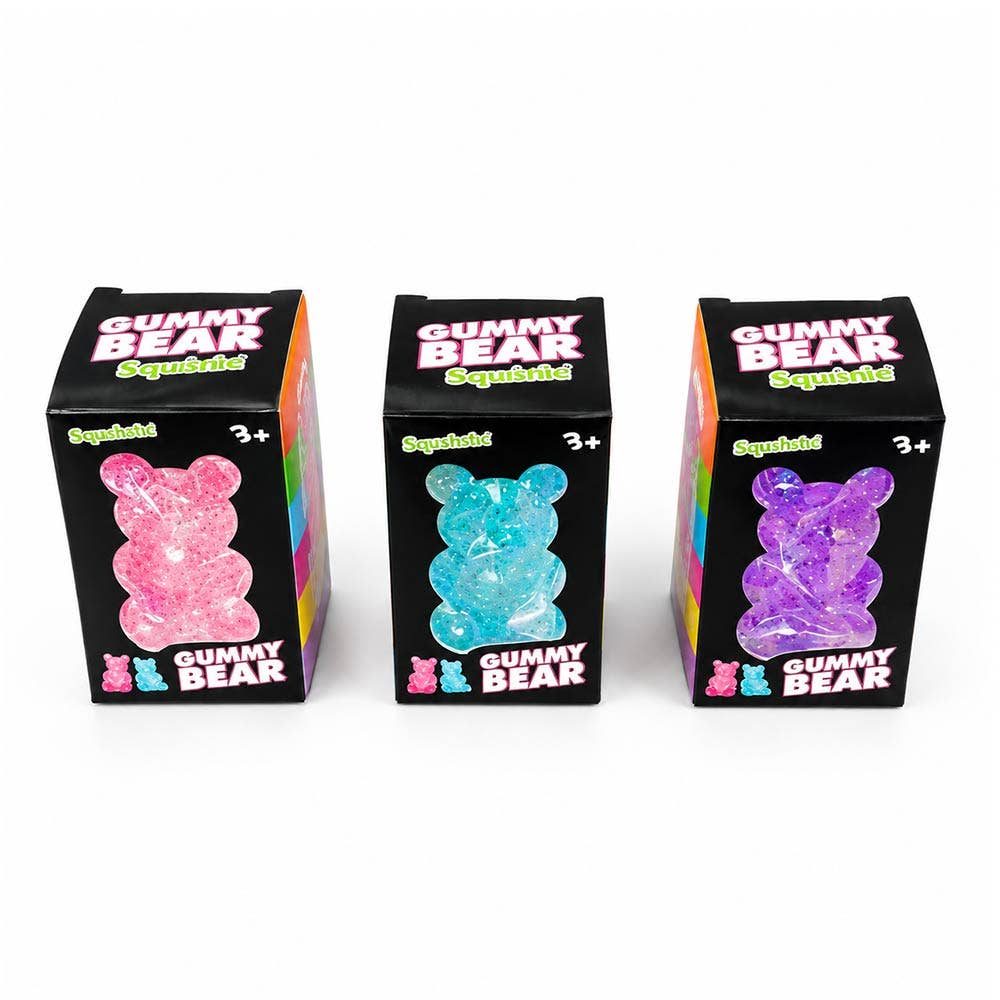 Glitter Gummy Bear Squishy