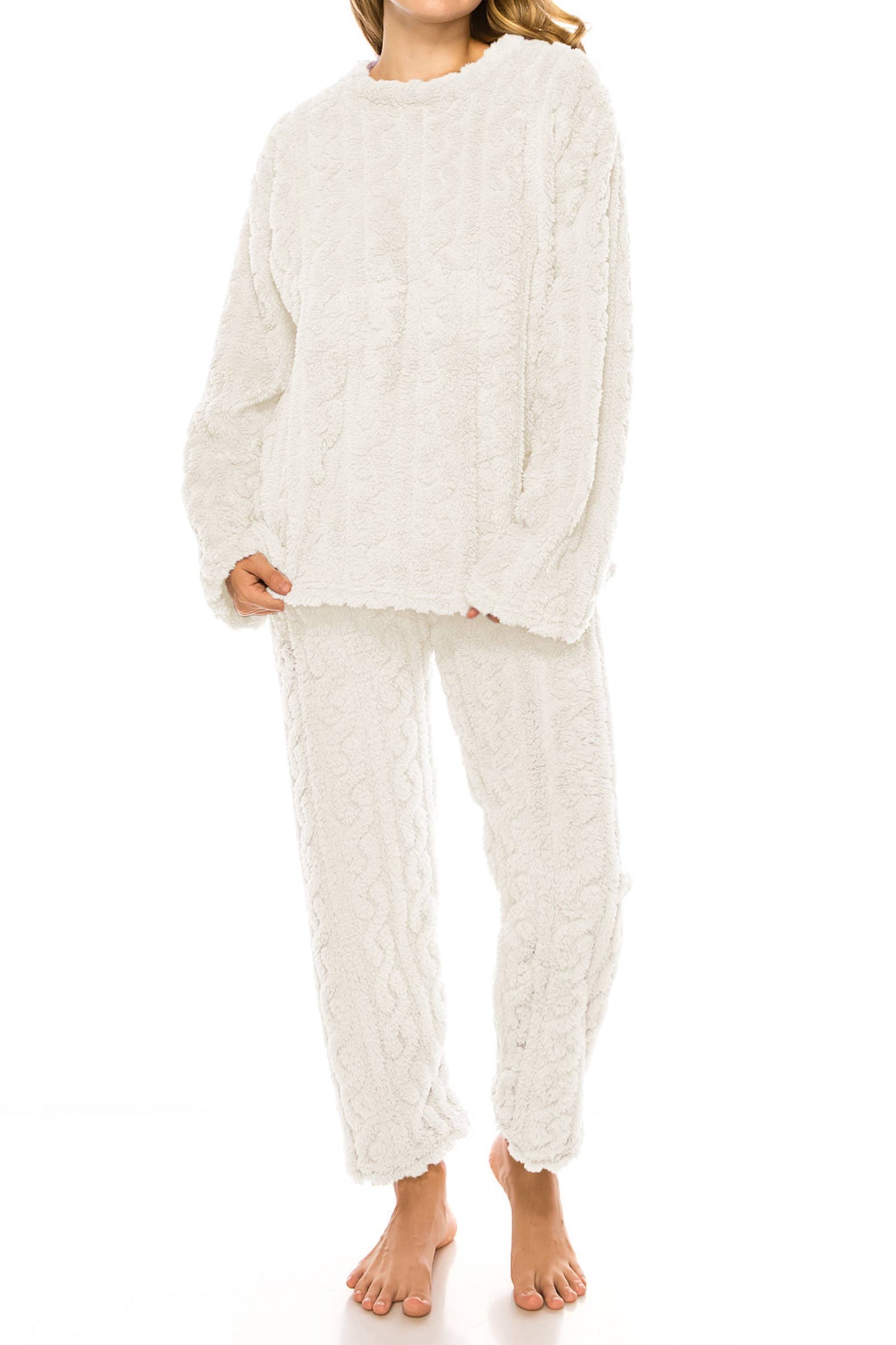 Cable Fleece PJ Set