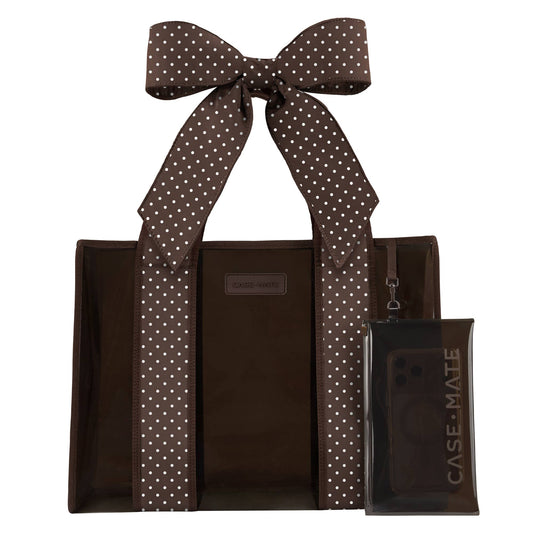 Case-Mate Espresso Bow Jelly Tote