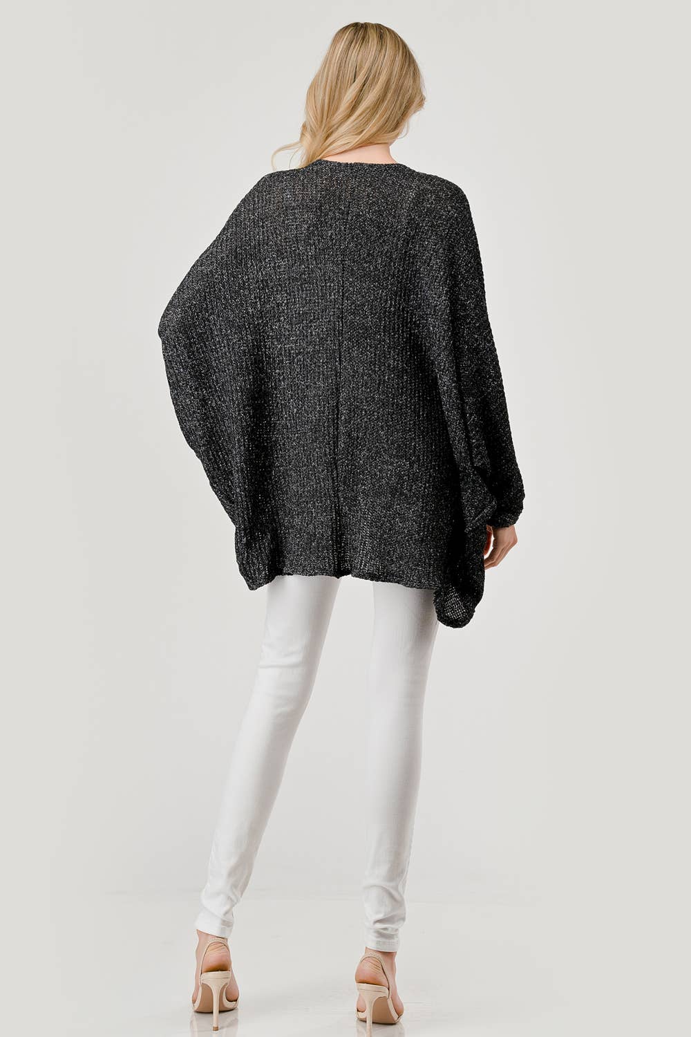 Black Dolman Cardigan